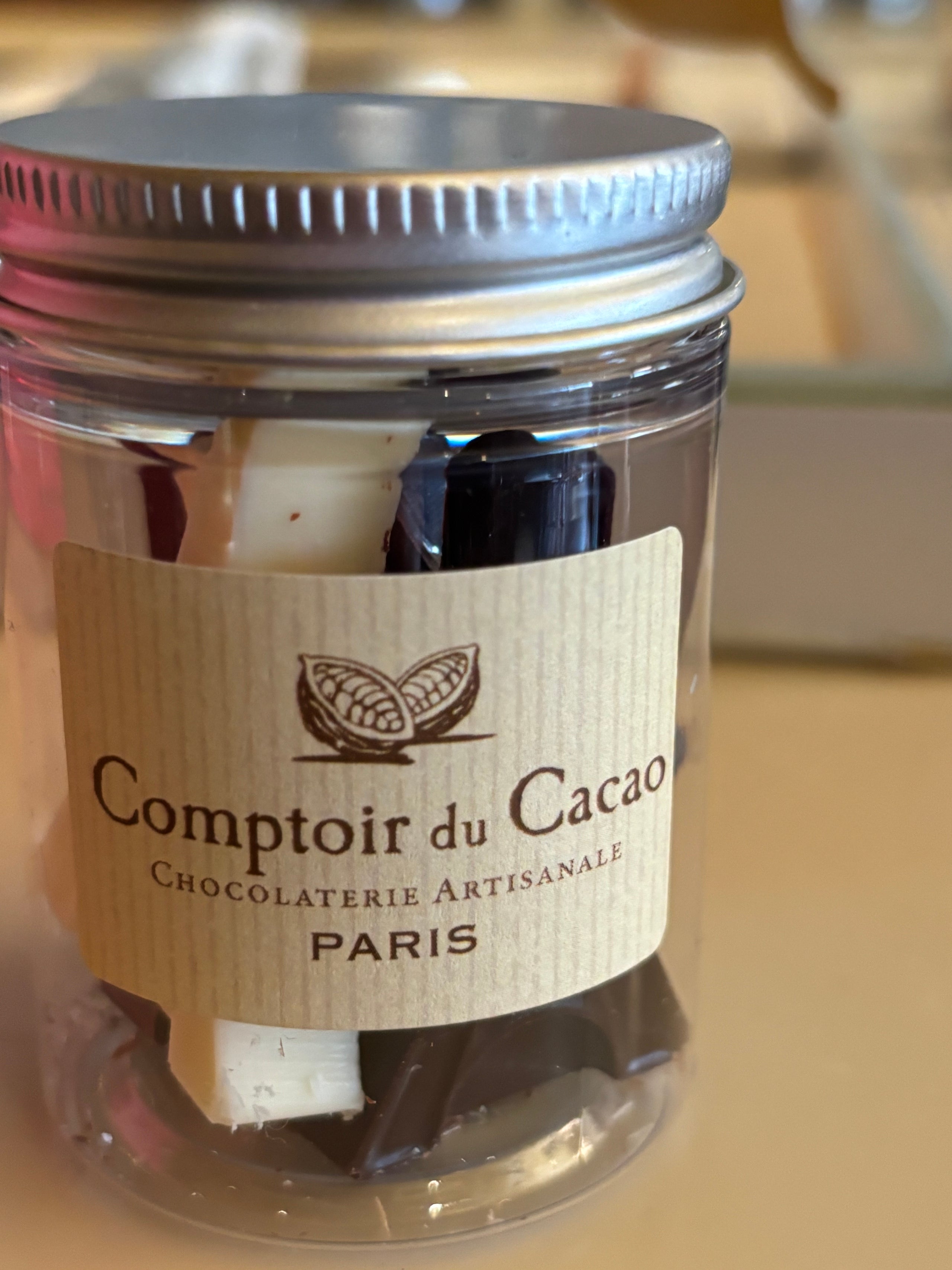 Eiffel tower mini chocolates Comptoir du Cacao Leonidas Chocolate